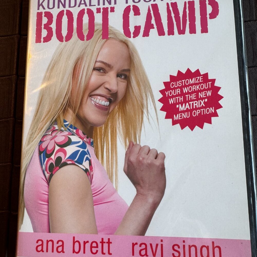 Kundalini Yoga Flow Boot Camp DVD Ana Brett Ravi Singh New in Sealed Package